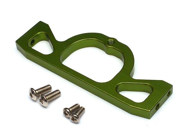 Team Raffee & Co Aluminum Rear Chassis Brace Holder Green for Axial SCX10 TRC/32106G
