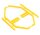 Team Raffee & Co RC 1/10 Interior Roll Cage Yellow for Miscellaneous  All BRHY00165Y
