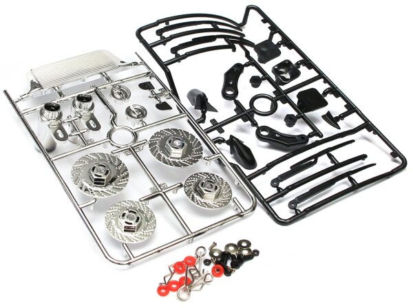 Team Raffee & Co Plastic Vent Pipe & Brake Disk for 1/10 RC TRC/HY00034
