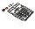 Team Raffee & Co Realistic Folding 6 Bucket LED Light Bar W/ High Brightness Spot Light Set Black  for Miscellaneous  All BRHY00405BK