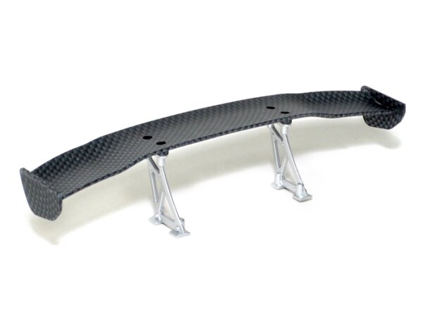 Team Raffee & Co 1/10th Scale CF Rear Spoiler Wing W/ Stands (#00472) for Miscellaneous  All BRHY00472