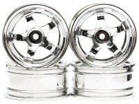 Team Raffee & Co 5-Spoke Wheel Set (4Pcs) Chrome For...