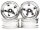 Team Raffee & Co 5-Spoke Wheel Set (4Pcs) Chrome For 1/10 RC Car (3mm Offset) BRTR-2001.3