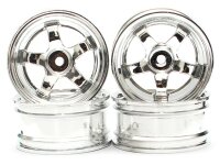 Team Raffee & Co 5-Spoke Wheel Set (4Pcs) Chrome For...
