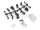 Team Raffee & Co 1/10 Scale Accessories Side Mirrors 6 Different Versions (Black) TRC/302608