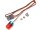 Team Raffee & Co Round 360 Degree Rotation Flash LED Police Light Small Red TRC/302432SR