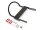 Team Raffee & Co Steel Front Bumper C With Towing Hooks  - 1 Set Black for Axial SCX10 BRQ90264C