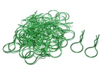 Team Raffee & Co Large-Ring Body Clips 50 pcs Green...