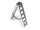 Team Raffee & Co Scale Accessories 4 Inch Aluminum Ladder 1 pc BRQ90318