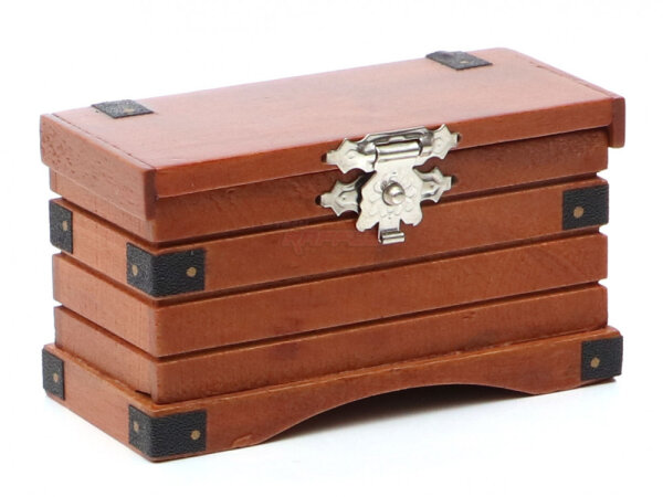 Team Raffee & Co Scale Accessories -  Wood Jewelry Box W/Latch BRSCAC308