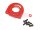Team Raffee & Co Aluminum Motor Heat Sink (1) Red for Tamiya TT-02 TRC/TT02-014R