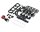 Team Raffee & Co Realistic Folding 4 Bucket Light Bar W/high Brightness Spot Led Light Set Black for Miscellaneous  All BRHY00404BK