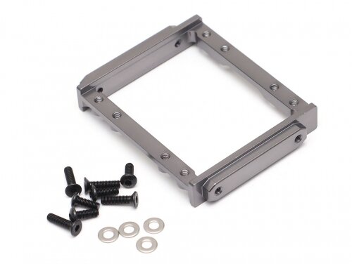 Team Raffee & Co Aluminum Servo Mount Gun Metal for Element RC Enduro TRC/1059006GM