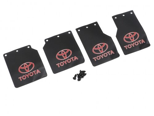 Team Raffee & Co Yota Mud Flap (4) Red TRC/302417R