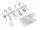 Team Raffee & Co 1/10 Scale Accessories Side Mirrors 6 Different Versions (Chrome) TRC/302607