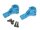 Team Raffee & Co Aluminum Front Knuckle Arm (2) Blue for Tamiya CC02 TRC/1086009B