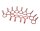 Team Raffee & Co Large-Ring Body Clips 100 pcs Red (32 mm) BRACL100R