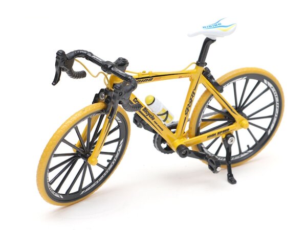 Team Raffee & Co Scale Accessories - 110 Mountain Bike G Yellow BRSCAC248Y
