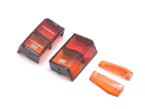 Team Raffee & Co Realistic Rear Light Lamp Lens Body Accessories 110 for Cherokee XJ Hard Body TRC/302206 TRC/302236