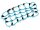 Team Raffee & Co Scale Accessories Elastic Luggage Net with Hooks 20x12cm for RC Crawler & Truck  Blue TRC/302308LB