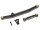 Team Raffee & Co Brass Steering Links (2) for C10/Bronco/ Jeep Wrangler Black for Axial SCX24 TRC/302887