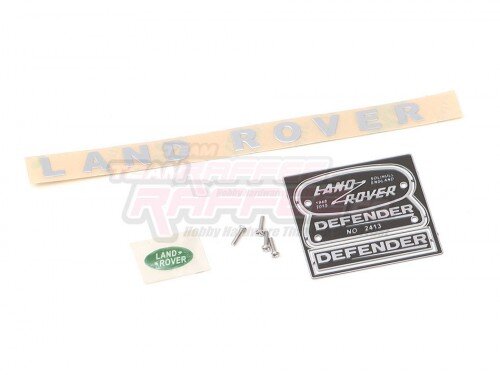Team Raffee & Co 1/10 Metal Defender Logo for D90/D110 Green for Team Raffee Co. TRC-D110 TRC/302226G