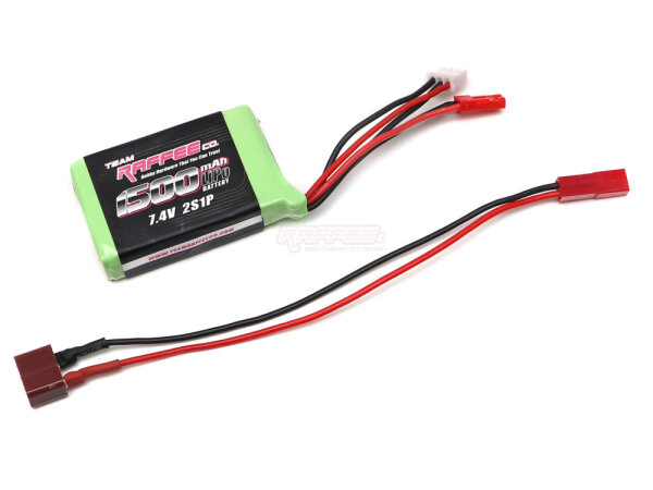 Team Raffee & Co 2S 7.4V 1500mAh Lipo Battery for Flysky GT5 Remote Controller TRC/302911