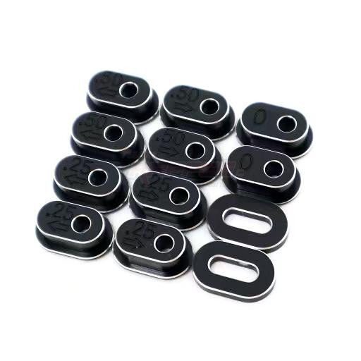 Team Raffee & Co Aluminium Chain Tension Adjuster Set  Black for Team Losi Promoto-MX TRC/302918BK