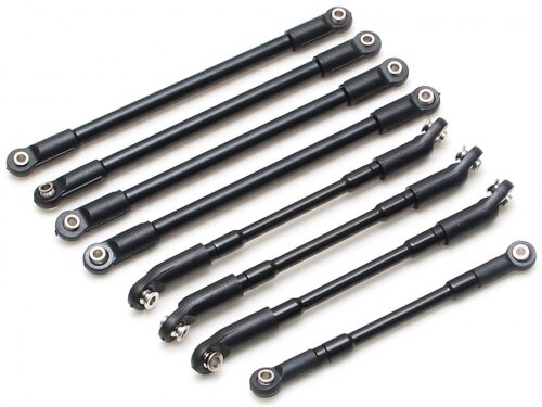 Team Raffee & Co Aluminum Link Set (8) for TRC Defender D90 TRC/302263