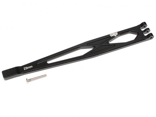 Team Raffee & Co Aluminum Battery Hold-Down Mount Black for Traxxas TRX-4 TRC/302300BK