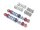 Team Raffee & Co Aluminum Double Spring Shocks 80mm (2) for Crawlers Red BRQ90333-80R