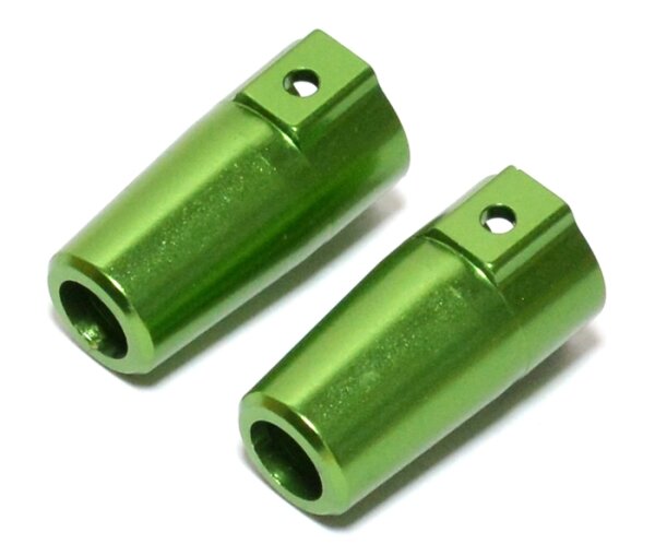 Team Raffee & Co Aluminium Rear Knuckle - 2 Pc Green for Axial SCX10 TRC/SCX02G