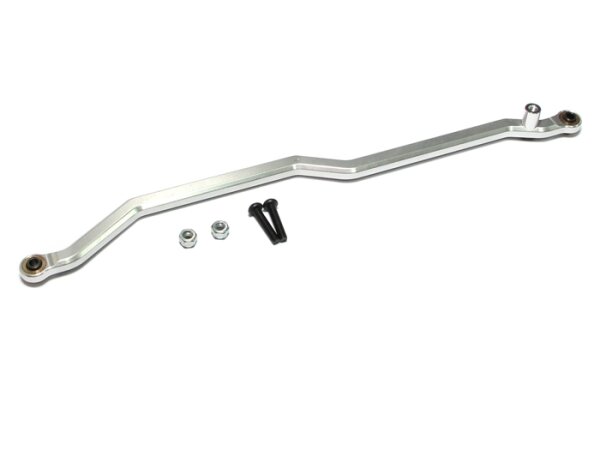 Team Raffee & Co Aluminum Steering Link - 1 Pc Silver for Axial Wraith BRWRT04S