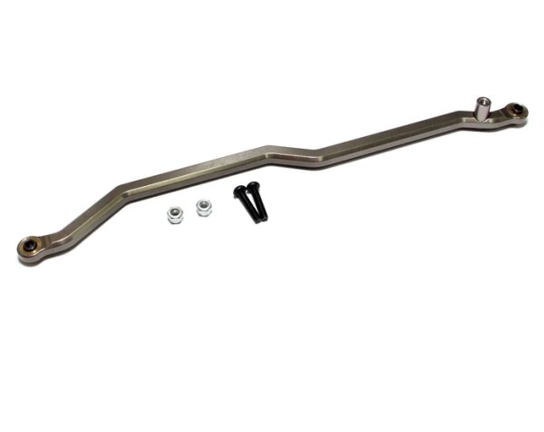 Team Raffee & Co Aluminum Steering Link - 1 Pc Gun Metal for Axial Wraith BRWRT04GM