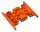 Team Raffee & Co Aluminium Chassis Plate - 1 Pc Orange for Axial SCX10 TRC/SCX08OR