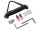Team Raffee & Co Steel Stinger Front Bumper W/ Hooks 1 Set Black for Axial SCX10 TRC/302246BK