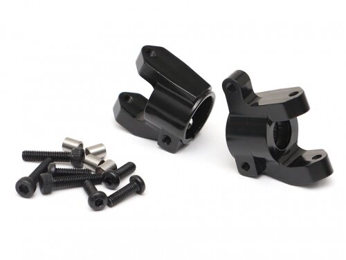 Team Raffee & Co Aluminum Front C-hub (2) Black for Element RC Enduro TRC/1059002BK