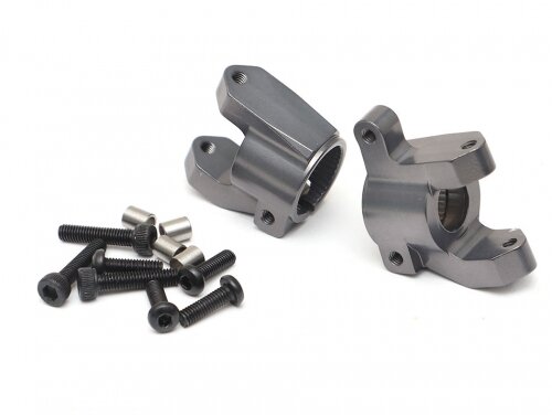 Team Raffee & Co Aluminum Front C-hub (2) Gun Metal for Element RC Enduro TRC/1059002GM