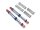 Team Raffee & Co Aluminum Double Spring Shocks 100mm (2) for Crawlers Red BRQ90333-100R