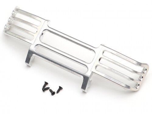 Team Raffee & Co Aluminum Front Bumper for OL/OH32A02 Pajero Silver for Orlandoo Hunter Model Pajero TRC/302343S