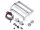 Team Raffee & Co CNC Aluminum Front Bumper with LED for TRX4 Ford Bronco Silver for Traxxas TRX-4 TRC/302530S