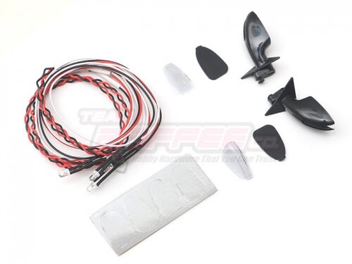 Team Raffee & Co 1/10 Scale Accessories Side Mirror with LED Indicator TRC/302597
