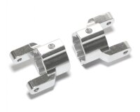 Team Raffee & Co Aluminium Front C Hub - 2 Pc Silver...
