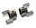 Team Raffee & Co Aluminium Front C Hub - 2 Pc Gun Metal for Axial SCX10 TRC/SCX03GM