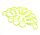 Team Raffee & Co Large-Ring Body Clips 100 pcs Yellow (32 mm) BRACL100Y
