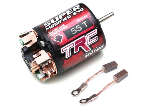 Team Raffee & Co TRC 540 Modified Brushed Motor 55T w/ Two Extra Brushes TRC/302244-55T
