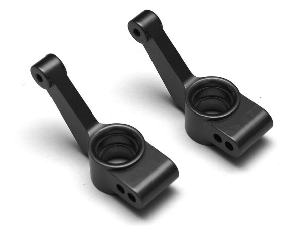Team Raffee & Co Aluminum Rear Knuckles - 1 Pair Black for Traxxas Slash 4x4 BRTSH02BK