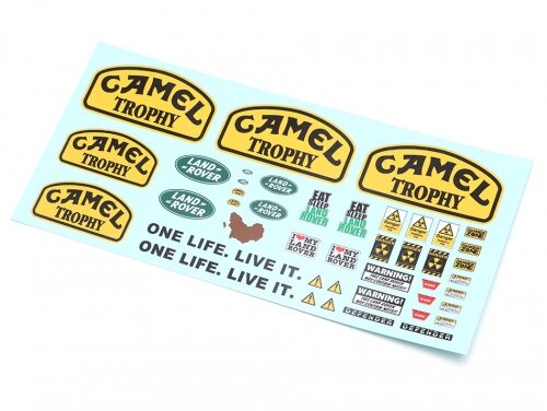 Team Raffee & Co Camel Trophy Defender Water Transfer Decal TRC/303551