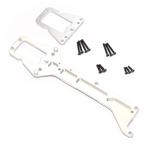 Team Raffee & Co Aluminum Upper Deck - 1 Pc Silver for Traxxas LaTrax Teton BRTE005S