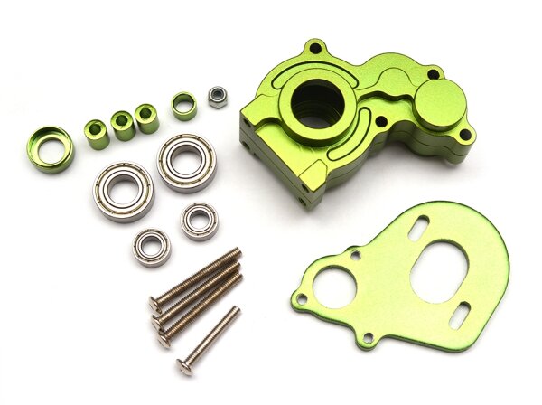 Team Raffee & Co Aluminum Center Gearbox Green for Axial SCX10 TRC/32102G